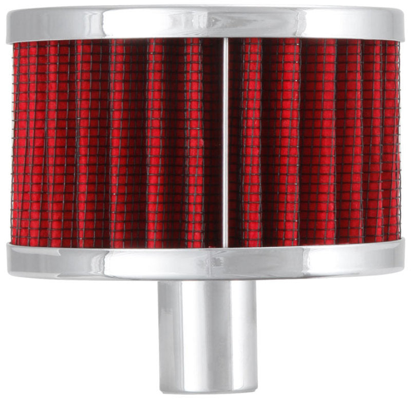 K&N Chrome Crankcase Vent Filter