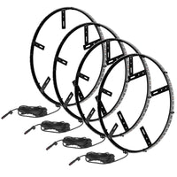 Thumbnail for Oracle LED Illuminated Wheel Rings - Double LED - White SEE WARRANTY
