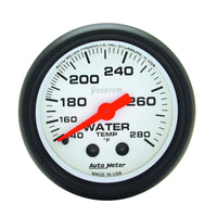Thumbnail for Autometer Phantom 52mm 140-280 Deg F Mechanical Water Temp Gauge