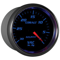 Thumbnail for Autometer Cobalt 2-5/8in. / 0-30 IN HG / Mechanical Vacuum Gauge