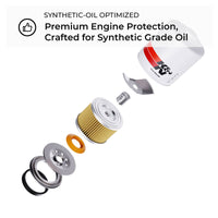 Thumbnail for K&N Universal Performance Gold Oil Filter