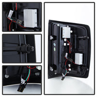 Thumbnail for Spyder Chevy 1500 14-16 Light Bar LED Tail Lights Red Clear ALT-YD-CS14-LBLED-RC