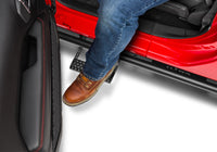 Thumbnail for N-Fab 2022 Nissan Frontier CC (All Beds) SRW RKR Rails - Cab Length - 1.75in - Tex. Black