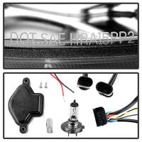 Thumbnail for Spyder BMW E46 3-Series 02-05 4DR Projector Headlights 1PC LED Halo Chrm PRO-YD-BMWE4602-4D-AM-C