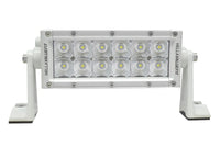 Thumbnail for Hella Value Fit 8in Light - 36W Dual Row White Housing Flood Beam - LED