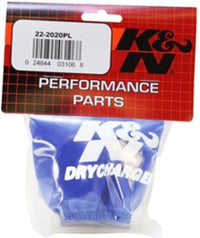 Thumbnail for K&N Yamaha WRB650/WB700/WRB700/WRA700 Blue Oval Straight Drycharger Air Filter Wrap