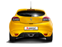 Thumbnail for Akrapovic 10-16 Renault Megane Coupe RS Evolution Line Cat Back (Titanium) w/ Carbon Tips