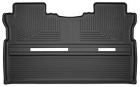 Thumbnail for Husky Line 2017 Honda Ridgeline WeatherBeater 2nd Row Black Floor Liners