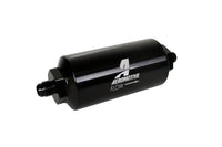 Thumbnail for Aeromotive In-Line Filter - (AN-6 Male) 10 Micron Microglass Element Bright Dip Black Finish