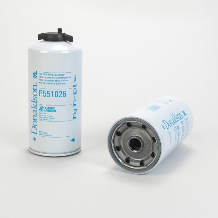 Donaldson P551026 FUEL FILTER, WATER SEPARATOR SPIN-ON TWIST&DRAIN