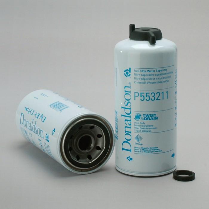 Donaldson P553211 FUEL FILTER, WATER SEPARATOR SPIN-ON TWIST&DRAIN