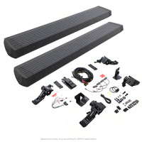 Thumbnail for RealTruck 07-17 Jeep Wrangler 4dr VoltStep Electric Running Board Kit (Cut Req.) - Tex. Blk