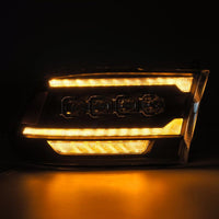 Thumbnail for AlphaRex 09-18 Ram 2500 NOVA LED Proj Headlights Plank Style Chrome w/Activ Light/Seq Signal/DRL