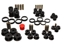 Thumbnail for Energy Suspension 84-01 Jeep Cherokee/Wagoneer/Comanche Black Hyper-Flex Master Bushing Set