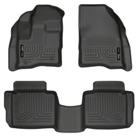 Thumbnail for Husky Liners 10-13 Ford Taurus WeatherBeater Combo Black Floor Liners