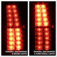 Thumbnail for Spyder Chevy Suburban/GMC Yukon/Yukon Denali 07-14 LED Tail Lights Blk ALT-YD-CSUB07-LED-BK