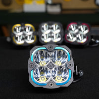 Thumbnail for KC HiLiTES FLEX ERA 4 Color Bezel Ring Blue (ea)