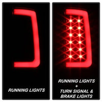 Thumbnail for Spyder 07-13 GMC Sierra 1500 V2 Light Bar LED Tail Lights - Black (ALT-YD-GS07V2-LBLED-BK)