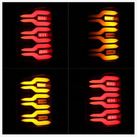 Thumbnail for AlphaRex 14-18 Chevrolet Silverado Luxx-Series LED Tail Lights Black w/Activ Light/Seq Signal