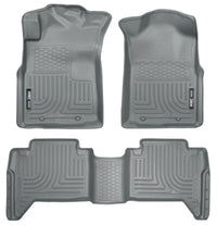 Thumbnail for Husky Liners 05-13 Toyota Tacoma WeatherBeater Combo Grey Floor Liners