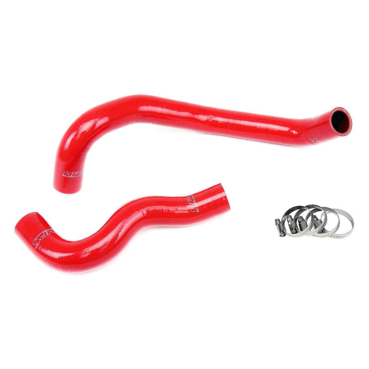 HPS Reinforced Red Silicone Radiator Hose Kit Coolant for Nissan 07-08 350Z VQ35HR
