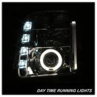Thumbnail for Spyder GMC Yukon 07-14/GMC Yukon XL 07-14 Projector Headlights LED Halo LED Chrome PRO-YD-GY07-HL-C