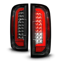 Thumbnail for ANZO 15-21 GMC Canyon Full LED Taillights w/ Red Lightbar Black Housing/Clear Lens