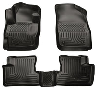 Thumbnail for Husky Liners 10-12 Mazda 3 WeatherBeater Combo Black Floor Liners