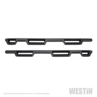 Thumbnail for Westin 2019 Chevrolet Silverado/Sierra 1500 (5.5ft) Drop Wheel to Wheel Nerf Step Bars - Txt Black
