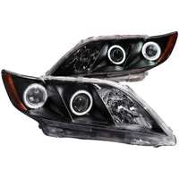 Thumbnail for ANZO 2007-2009 Toyota Camry Projector Headlights w/ Halo Black