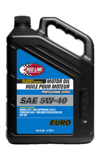 Thumbnail for Red Line Pro-Series Euro 5W40 Motor Oil - 5 Quart