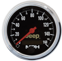 Thumbnail for Autometer Jeep 3.375 In-Dash 0-160 MPH Electrical Speedometer Gauge - Programmable