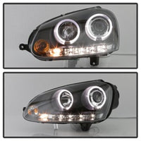 Thumbnail for Spyder Volkswagen GTI 06-09/Jetta 06-09 Halogen Model Only - LED Halo DRL Black PRO-YD-VG06-HL-BK