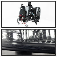 Thumbnail for Spyder Chevy Suburban 1500 07-14 Projector Headlights LED Halo LED Blk Smke PRO-YD-CSUB07-HL-BSM