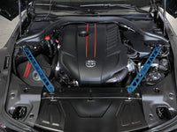 Thumbnail for aFe CONTROL 304 Stainless Steel Front Suspension Strut Brace Blue - Toyota GR Supra (A90) 20-21