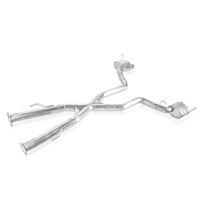 Thumbnail for Stainless Works 2018 Jeep TrackHawk 6.2L 3in Catback System X-Pipe Turbo S-Tube Muffler Stock Exit