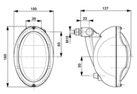 Thumbnail for Hella Work Lamp Na Oa 180Gr Dr 2Mg12 Lt 1Gn