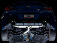 Thumbnail for AWE Subaru BRZ/ Toyota GR86/ Toyota 86 Touring Edition Cat-Back Exhaust- Chrome Silver Tips