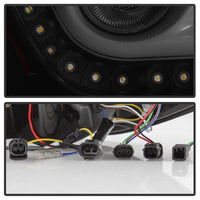 Thumbnail for Spyder 16-18 Honda Civic 4 Door Light Bar LED Tail Lights - Black Smoke (ALT-YD-HC164D-LB-BSM)