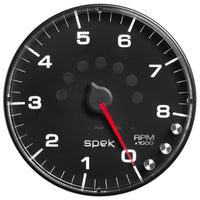 Thumbnail for Autometer Spek-Pro Gauge Tachometer 5in 8K Rpm W/Shift Light & Peak Mem Black/Black