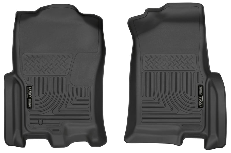 Husky Liners 07-10 Ford Expedition / Lincoln Navigator WeatherBeater Black Front Floor Liners