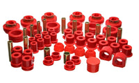 Thumbnail for Energy Suspension 81-87 Chevy/GMC 4WD (w/ Aftermarket Frt Springs) Red Hyper-flex Master Bushing Set