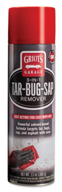 Thumbnail for Griots 3-In-1 Tar-Bug-Sap Remover - 13oz (Aerosol)