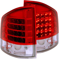 Thumbnail for ANZO 1995-2005 Chevrolet S-10 LED Taillights Red/Clear