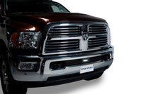 Thumbnail for Putco 11-18 Ram HD - SS Punch Style Bumper Grille Insert w/ 10in Luminix Light Bar (Black)