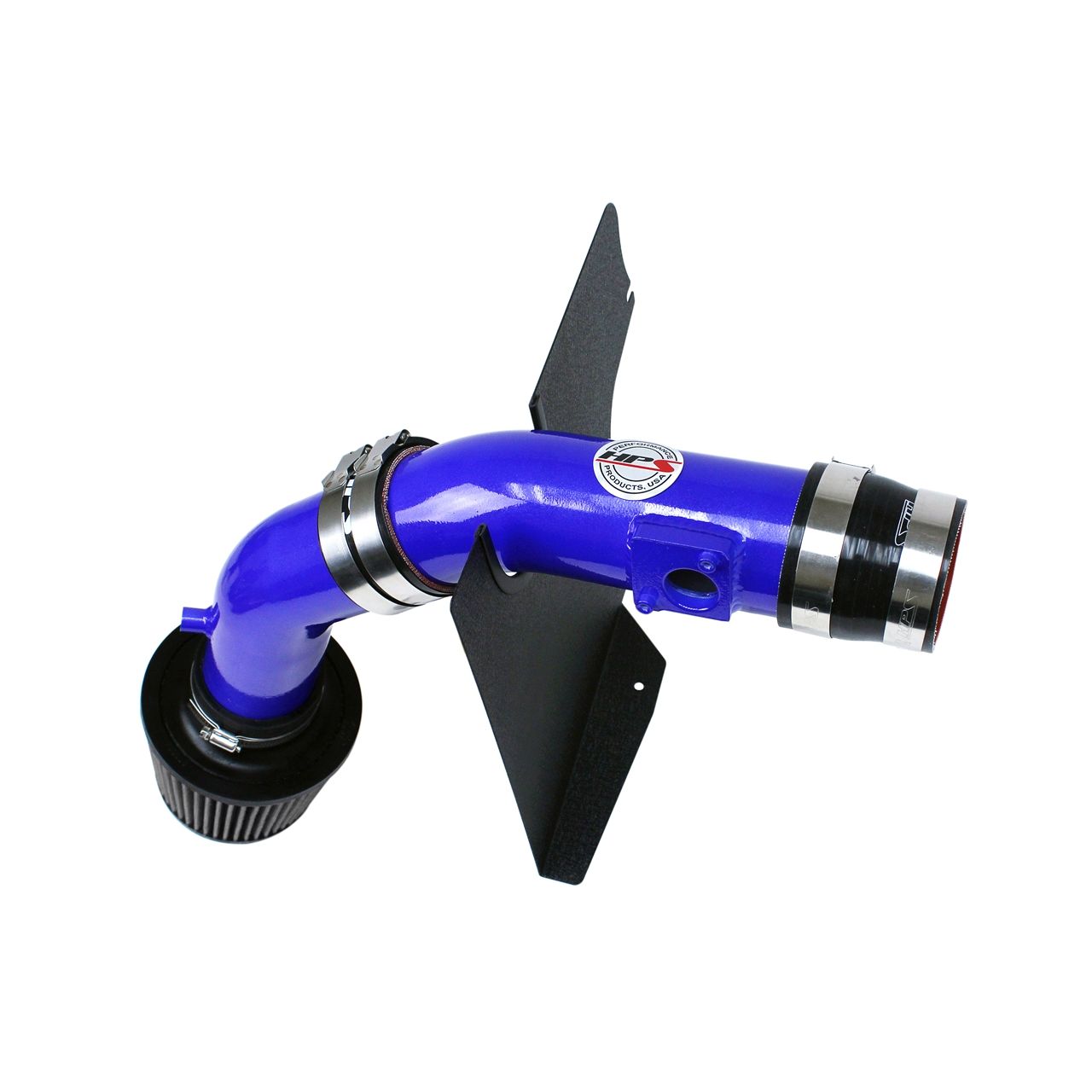 HPS Cold Air Intake Kit 08-14 Subaru WRX 2.5L Turbo, Converts to Shortram, Blue