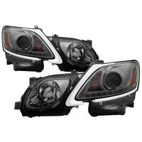 Thumbnail for Spyder Lexus GS 300 / 350 / 450 06-11 Headlights - HID Model Only - Smoke PRO-YD-LG06-HID-DRL-SM
