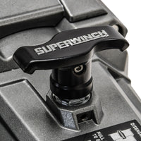 Thumbnail for Superwinch 12000 LBS 12V DC 3/8in x 85ft Wire Rope SX 12000 Winch - Graphite