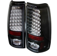Thumbnail for Spyder Chevy Silverado 1500 99-02 (Not Fit Stepside) LED Tail Lights Blk ALT-YD-CS99-LED-BK