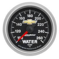 Thumbnail for AutoMeter Gauge Water Temp 2-1/16in. 100-260 Deg. F Digital Stepper Motor Chevy Gold Bowtie